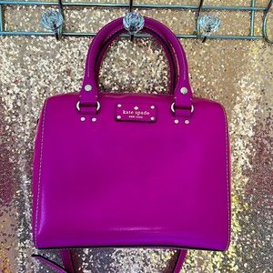 Kate Spade Fuchsia Purse, Used, Leather